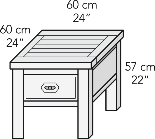 Mesa rincón