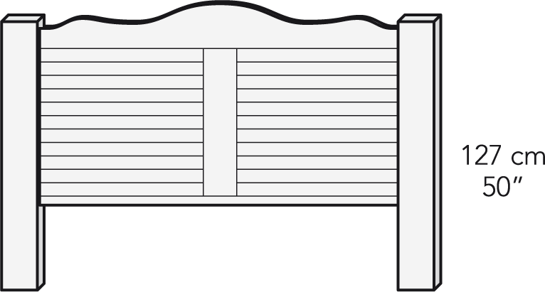 Cabezal plafón 180 cm