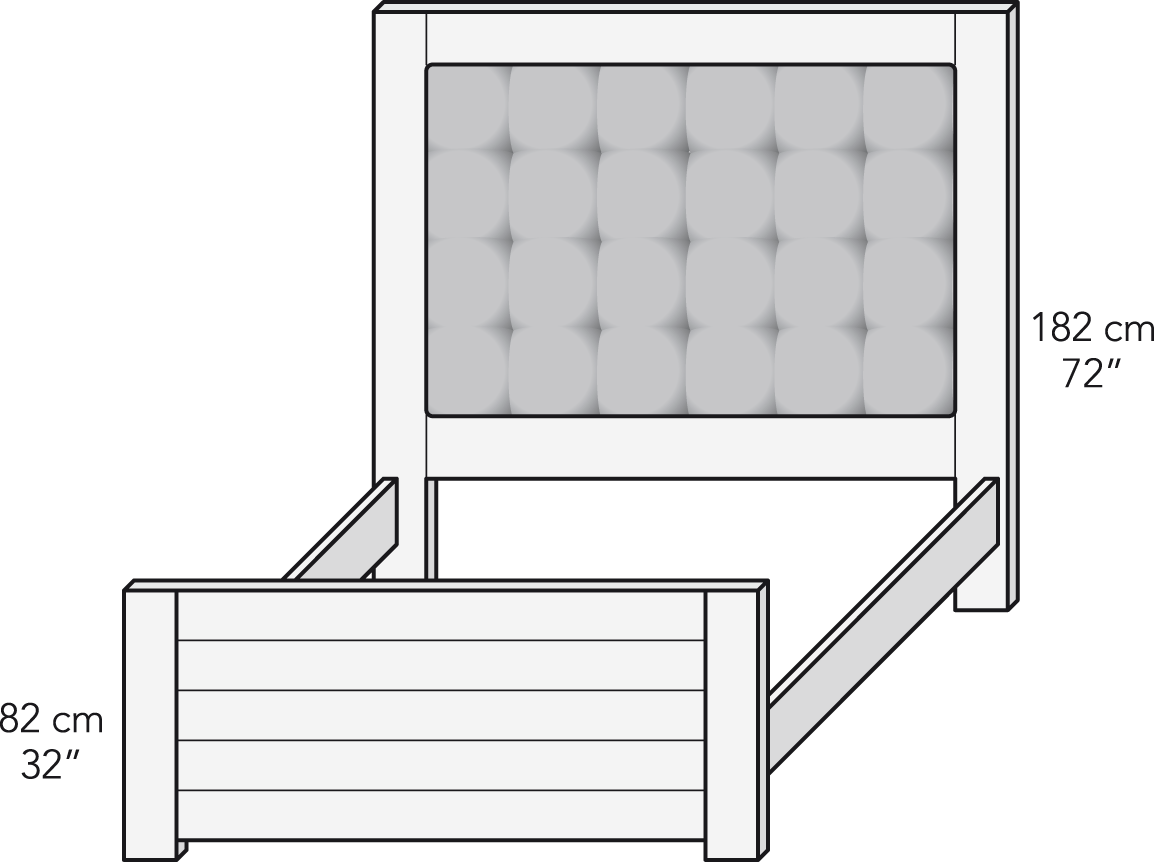 Cama tapiz España 180 cm