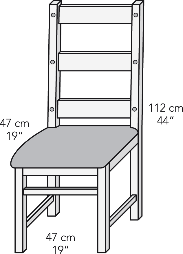 Silla “Mesón” con clavos
